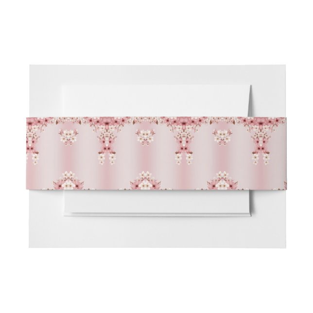 Pink-blau-grüne Glitzern Hochzeiten von Sets Einladungsbanderole (Vorderseite Beispiel)