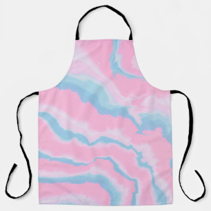 PINK BLAU UND WEISS ABSTRAKTE KUNST SCHÜRZE