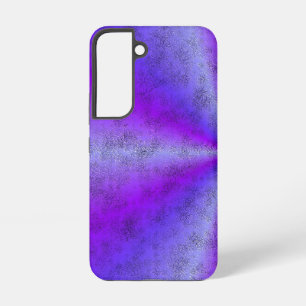 Pink Blauer Regenbogen in Elefantenleder-Optik Samsung Galaxy Hülle