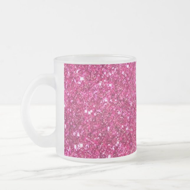 Pink Bling Tasse (Links)