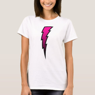 Pink-Blitz-Bolzen T-Shirt