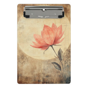 Pink Bloom & Moonlit Serenity Mini Klemmbrett