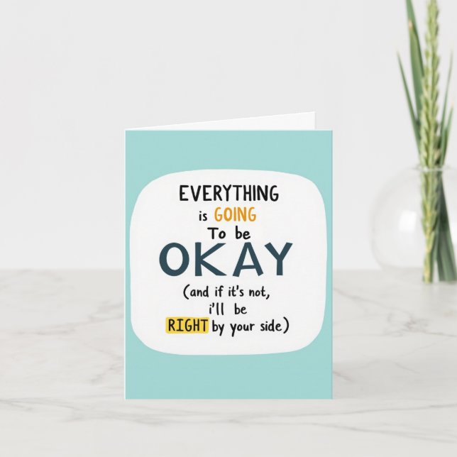 Pink Blooms Watercolor WIRD SCHNELL GUT. Karte (Vorderseite)