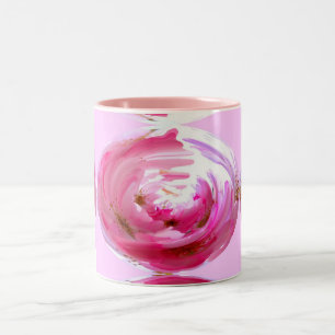 Pink Blossom Delight Zweifarbige Tasse