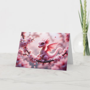 Pink Blossom Dragon Karte