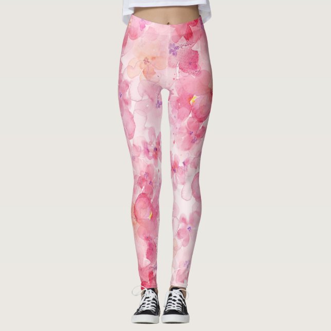 PINK BLOSSOM LEGGINGS (Vorderseite)