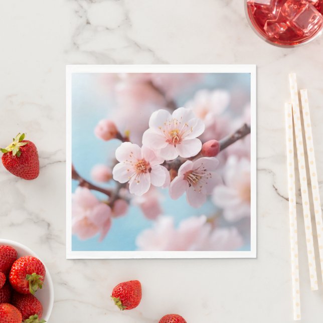 Pink Blossom Magic   Paper Napkin  Serviette (Beispiel)