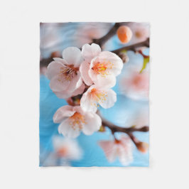 Pink Blossom Magie Fleecedecke