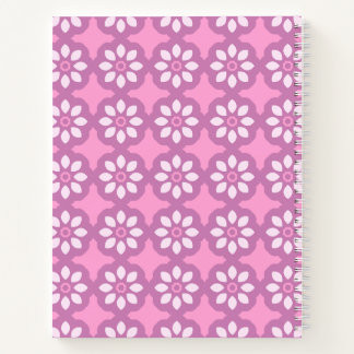 Pink Blossom Retro Notizbuch