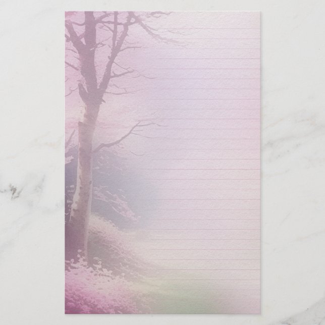 Pink Blossom Schreiben von Papier & Journal Epheme (Vorderseite)