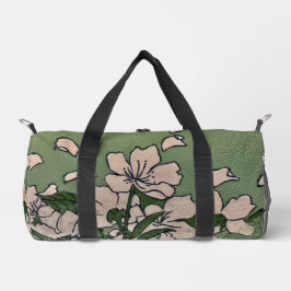 Pink Blossom Wasserfall Duffle Bag