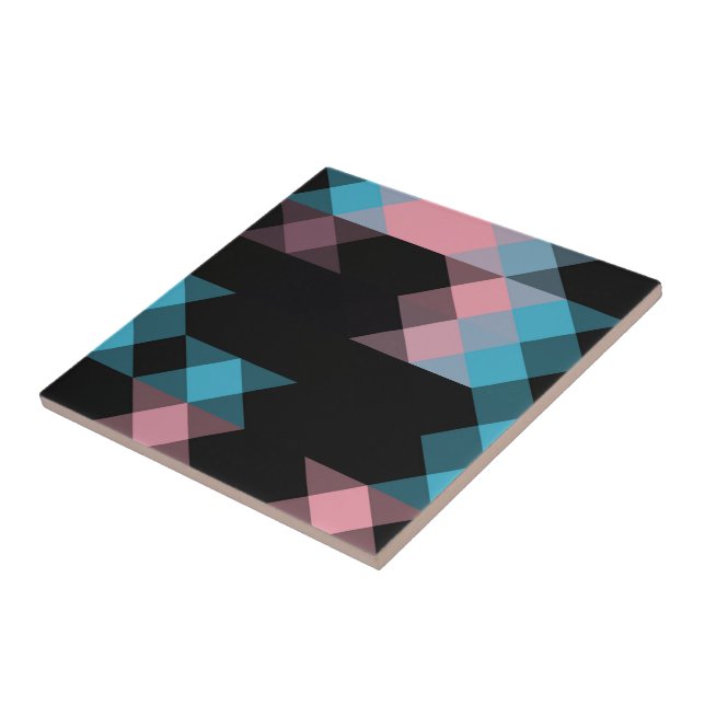 pink blue and black geometric fliese (Seite)