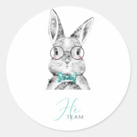 Pink Blue Bunnies Gender Reveal