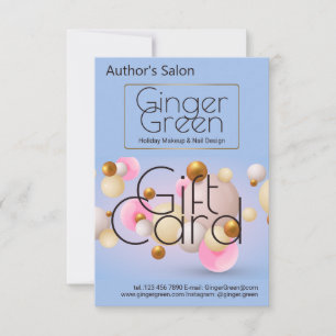 Pink Blue Gold Balloons