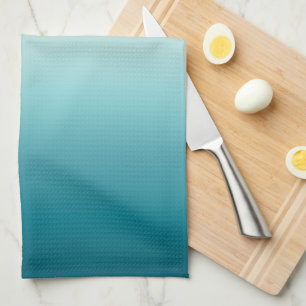 Pink & Blue Gradient Dusty Rose Aqua & Aquamarin O Geschirrtuch