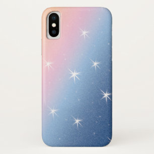 Pink Blue Gradient Glitzer Case-Mate iPhone Hülle