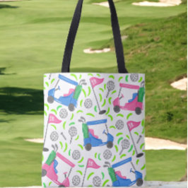Pink Blue Green Golf Preppy