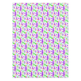 Pink Blue Green Turquoise Paint Spritzer Tischdecke