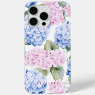 Pink Blue Hydrangea personalisiert iPhone Gehäuse Case-Mate iPhone Hülle