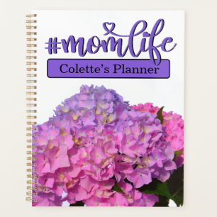 Pink Blue Hydrangeas pinkfarbene violette Blumen # Planer