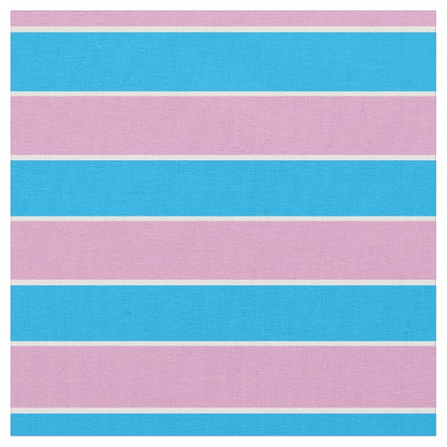 Pink, blue, white stripes stoff (Nahaufnahme)
