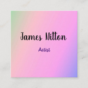 PINK BLUE YELLOW TEXTURE ABSTRAKTE GESCHÄFTSKARTE TELEFONNUMMERKARTE