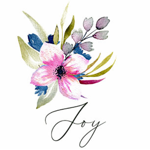 Pink Blume Freudenmagnet Fotoskulptur Magnet