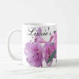 Pink Blume Person boho Kaffeetasse