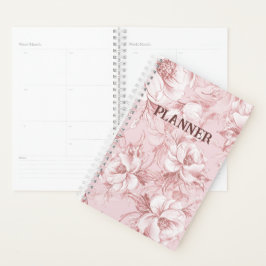 Pink-Blume-Planer Planer