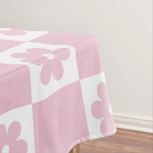 Pink-Blume Tischdecke