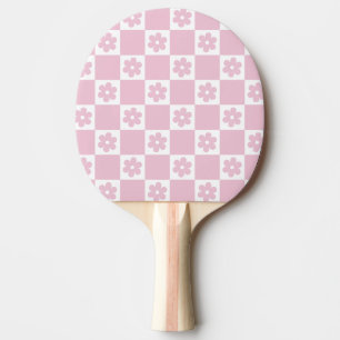 Pink-Blume Tischtennis Schläger