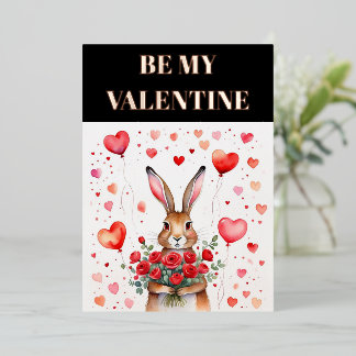 PINK BLUSH FOIL VALENTINE'S CARD EDITABLE FOLIEN FEIERTAGSKARTE