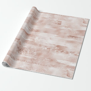 Pink Blush Glitzy Glitzer Sparkline Geschenkpapier