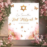 Pink Blush Gown Bat Mitzvah Hintergrund Wandteppich<br><div class="desc">Das "Pink Blush Gown Bat Mitzvah Backdrop" ist eine wunderschön gestaltete Kulisse für eine Bat Mitzvah Feier. In diesem Hintergrund werden zarte Schmetterlingsdesigns in einem sanften Rosa-Rosa-Farbton präsentiert, die dem Event eine Touch an Eleganz und Freude verleihen. Es wurde von CaMiDesigns entworfen. Für Bestellungen, Versand, Produktinformationen und weitere Informationen wenden...</div>