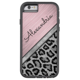 Pink Blush Illuminant Leopard Print Case-Mate iPhone Hülle