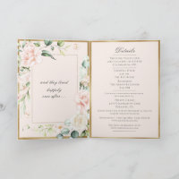 Pink Blush Pastellfarben Wasserfarben Floral Roman