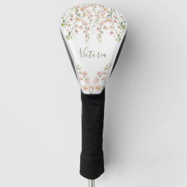Pink Blush Sage Blumenzellenschrift Script-Wildblu Golf Headcover
