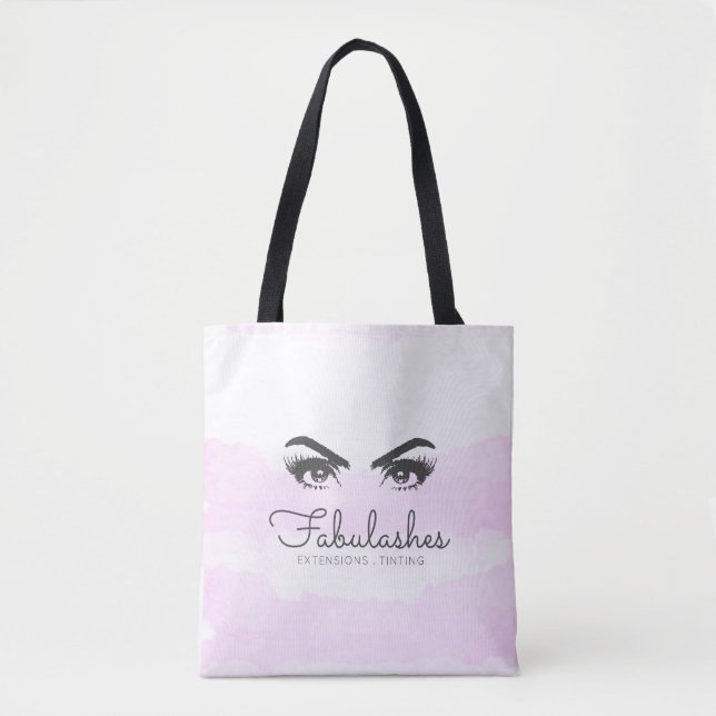 Pink Blush Watercolor Lashes Service (Vorderseite)