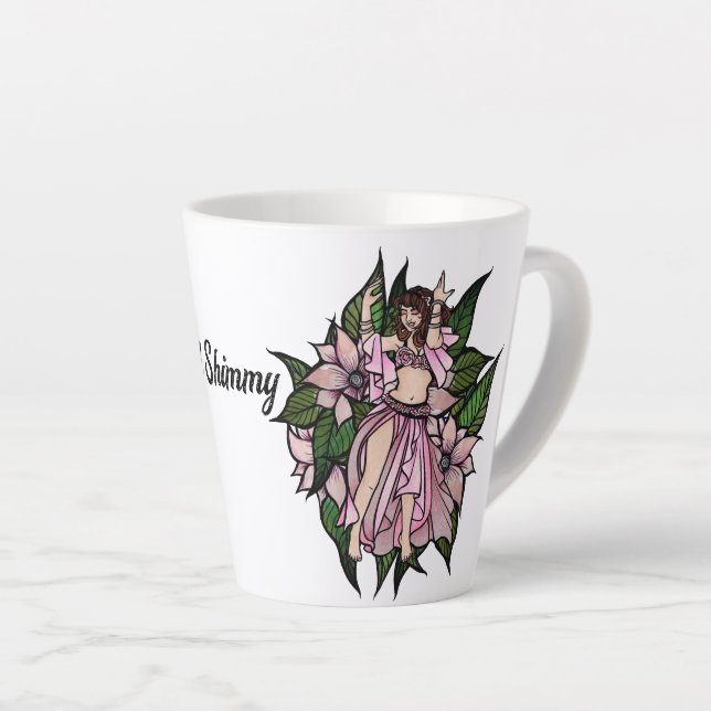 Pink Bly Dancer Shimmy Milchtasse (Rechte Ecke)