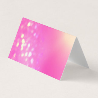 Pink Bokeh Blank in Grußkarten