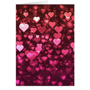Pink Bokeh Hört digitales Hintergrundbild