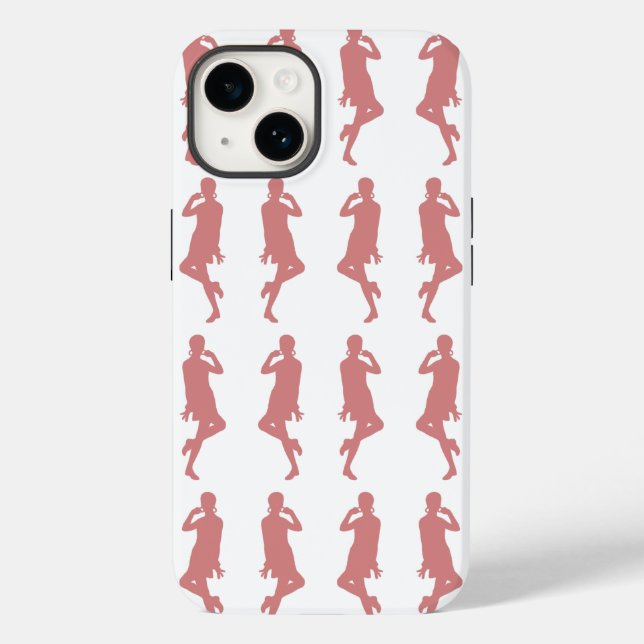 Pink Bold Mod GoGoGirls Case-Mate iPhone Hülle (Rückseite)