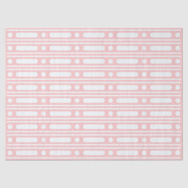 Pink Bone Inlay Dots Border Decoupage Paper Seidenpapier