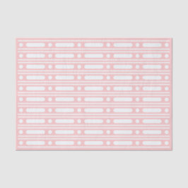 Pink Bone Inlay Dots Border Decoupage Paper Seidenpapier