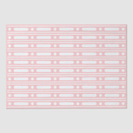 Pink Bone Inlay Dots Border Decoupage Paper Seidenpapier
