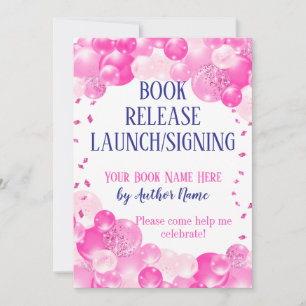 Pink Book Release Launch Signing Party Einladung