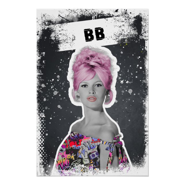 Pink Bouffant Muse (BB) Poster (Vorderseite)