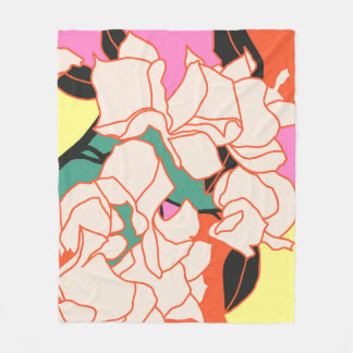 Pink Bougainvillea Essence Fleecedecke