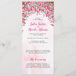 Pink Bougainvillea Tropical Forest Polterabend Programm