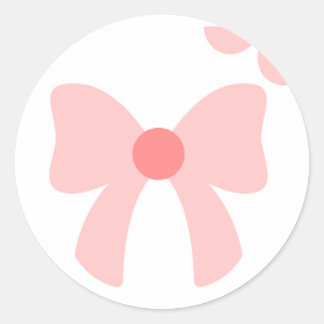 Pink Bow Aesthetic Sticker